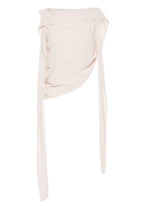 Acne Studios draped-design blouse - Neutrals