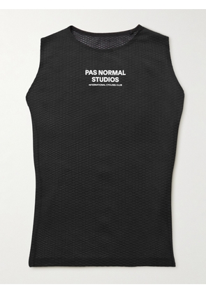 Pas Normal Studios - Logo-Print Stretch-Mesh Base Layer - Men - Black - S