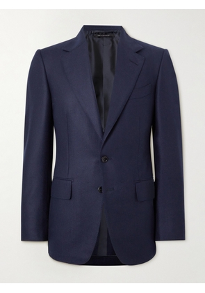 TOM FORD - Shelton Slim-Fit Wool and Cashmere-Blend Twill Blazer - Men - Blue - IT 46