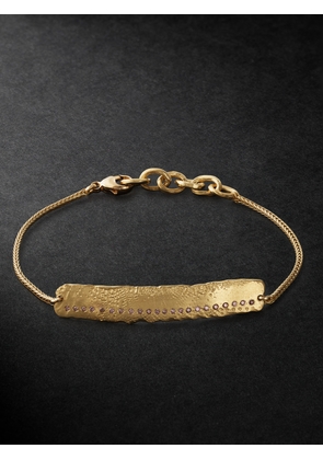 Elhanati - Mezuzah Gold Diamond Bracelet - Men - Gold