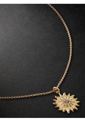 Elhanati - Sun Gold Diamond Pendant Necklace - Men - Gold