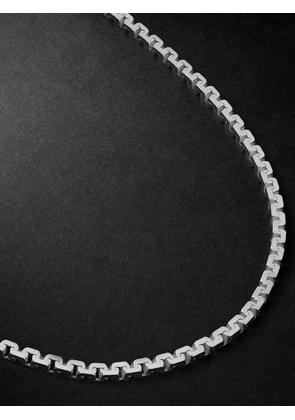 Mateo - Silver Chain Necklace - Men - Silver