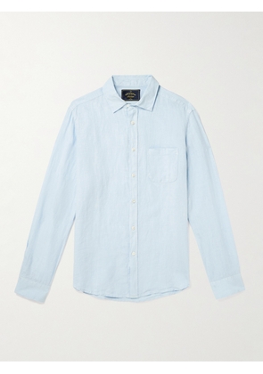 Portuguese Flannel - Linen Shirt - Men - Blue - XS