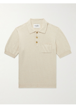 Corridor - Cotton and Linen-Blend Polo Shirt - Men - Neutrals - S
