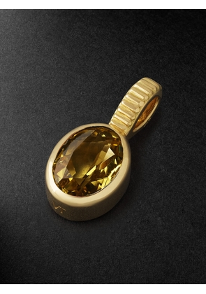 Viltier - Magnetic Gold Beryl Pendant - Men - Yellow