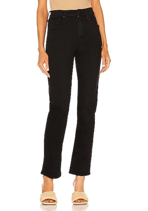 MOTHER The High Waisted Rider Skimp in Not Guilty - Black. Size 25 (also in 23, 24, 27, 28, 29, 30).