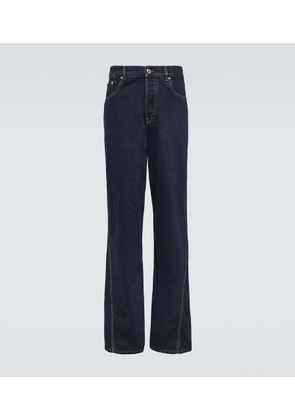 Lanvin Paneled straight jeans