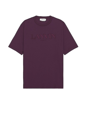Lanvin Paris Classic T-shirt in Cassis - Purple. Size M (also in S).