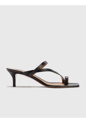 Cremona Black Heeled Sandals