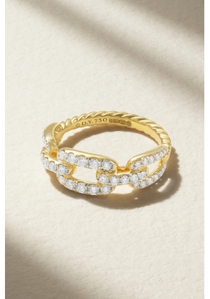 David Yurman - Stax 18-karat Gold Diamond Ring - 6,7,8