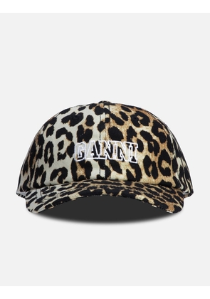 Leopard Embroidered Logo Cap