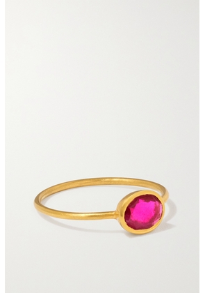 Pippa Small - 18-karat Gold Ruby Ring - 5,6,7,8