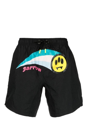 BARROW logo-print swim shorts - Black
