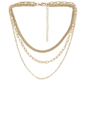 8 Other Reasons Cienega Necklace in Metallic Gold.