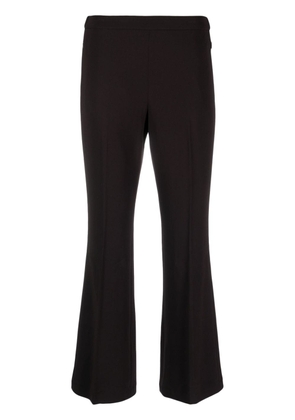 Theory cropped flared trousers - Brown