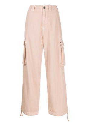 Semicouture cropped cargo trousers - Pink