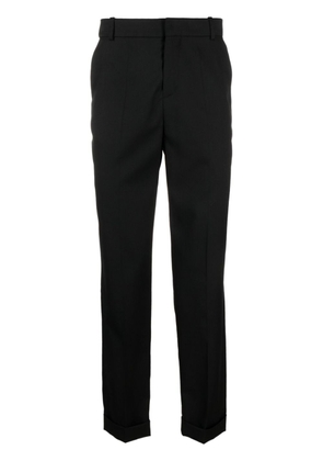 Balmain tapered wool trousers - Black