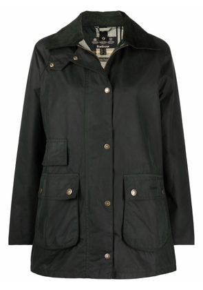 Barbour waxed cotton coat - Green