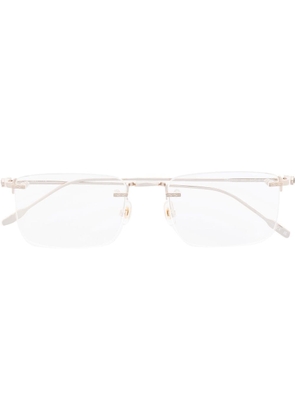 Montblanc rimless square-body glasses - Gold