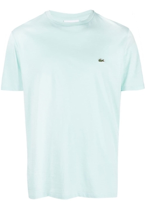 Lacoste logo-embroidered cotton T-shirt - Blue