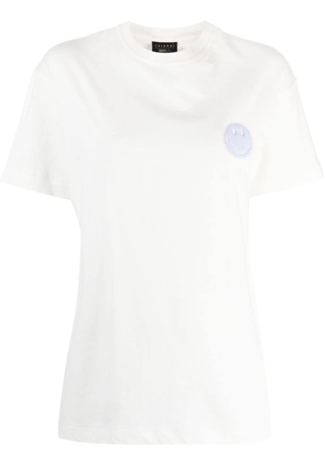 Joshua Sanders smiley-motif cotton T-shirt - White