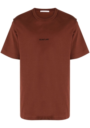 Helmut Lang Inside Out logo-embroidered cotton T-shirt
