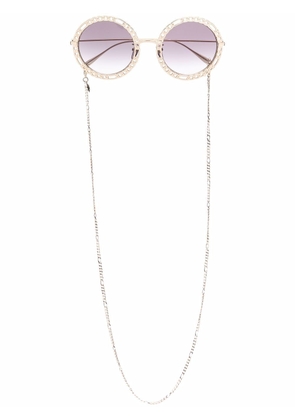 Gucci Eyewear GG1113S round sunglasses - Gold