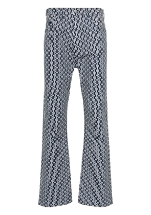 FURSAC rope-print slim-fit jeans - Blue