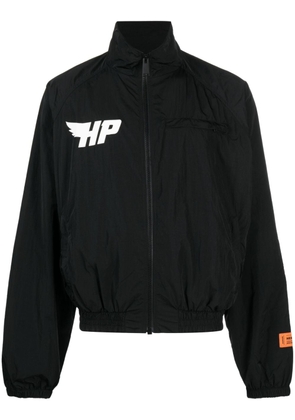 Heron Preston logo-print bomber jacket - Black