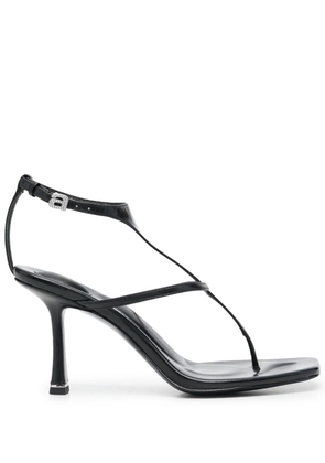 Alexander Wang 85mm thong-strap detail sandals - Black
