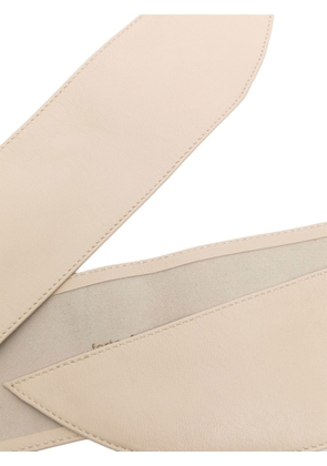 Forte Forte leather sash belt - Neutrals