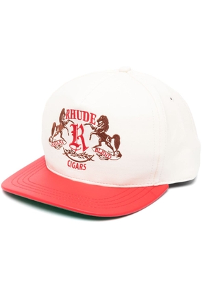 RHUDE embroidered-logo baseball cap - Neutrals