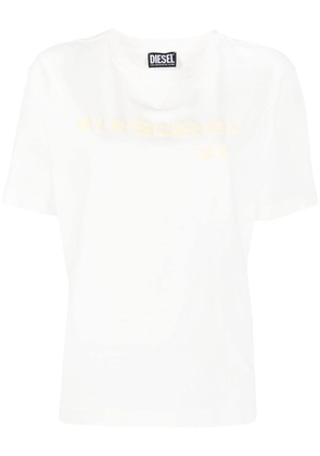 Diesel logo-print cotton T-shirt - White