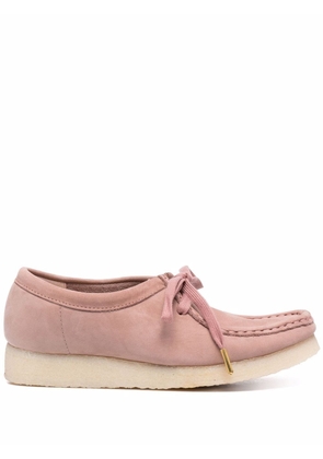 Clarks Originals lace-up suede Oxford shoes - Pink