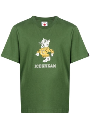 ICECREAM logo-print cotton T-shirt - Red