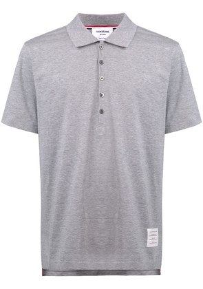 Thom Browne button polo shirt - Grey
