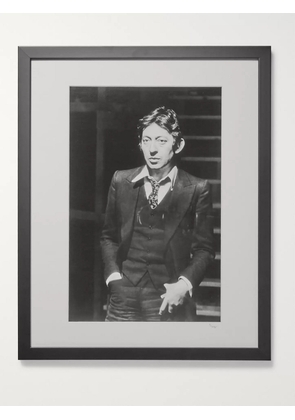Sonic Editions - Framed 1968 Serge Gainsbourg Portrait, 16&quot;&quot; X 20&quot;&quot; - Men - Black