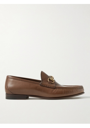 Gucci - Horsebit 1953 Leather Loafers - Men - Brown - UK 5