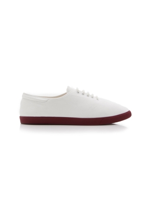 The Row - Sam Cotton-Canvas Sneakers - White - IT 39 - Moda Operandi