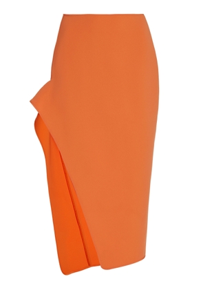 Maticevski - Exclusive Narrate Asymmetric Midi Skirt - Orange - AU 16 - Moda Operandi
