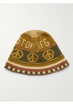 Story Mfg. - Crocheted Organic Cotton Bucket Hat - Men - Yellow