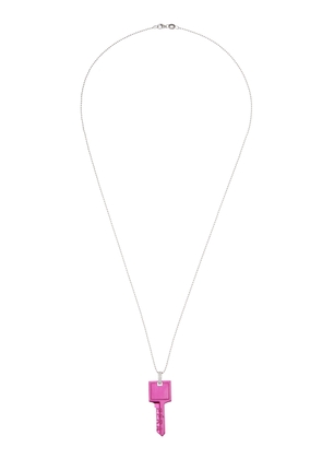 EÉRA - Pink Key Diamond Necklace - Pink - OS - Moda Operandi - Gifts For Her