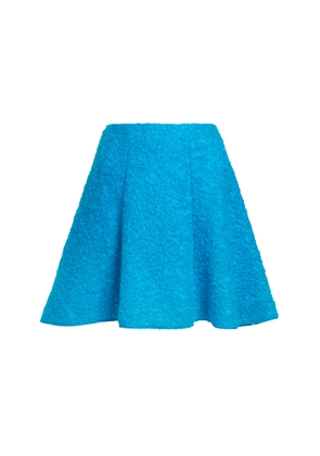Safiyaa - Kristi High-Rise Mini Skirt - Blue - FR 36 - Moda Operandi