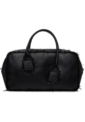 Y's Black Asymmetric Boston Bag