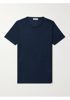 Orlebar Brown - OB-T Stretch-Modal and Cashmere-Blend T-Shirt - Men - Blue - S