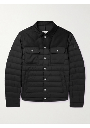 Moncler - Fauscoum Wool Twill-Panelled Quilted Shell Down Jacket - Men - Black - 1