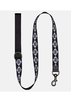 Moncler Moncler Poldo Dog Couture jacquard leather-trimmed leash