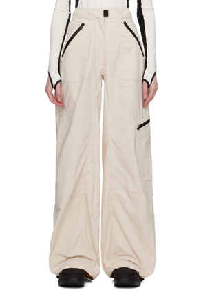 Templa Beige Bungee-Style Drawstring pants