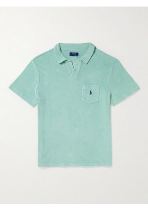 Polo Ralph Lauren - Logo-Embroidered Cotton-Blend Terry Polo Shirt - Men - Green - XS