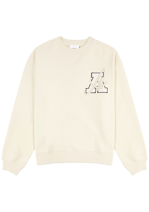 Axel Arigato Hart Logo-embroidered Cotton Sweatshirt - Beige - L